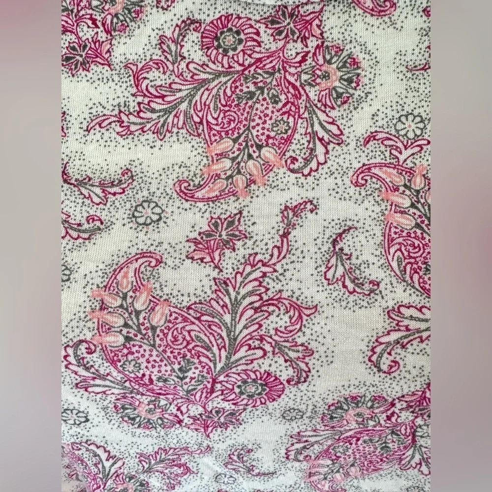 American Eagle Outfitters Pink Paisley Tank Top - Picture 5 of 7
